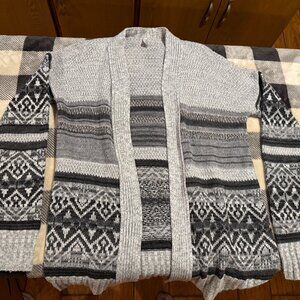 Vanity Gray and Black Women's Cardigan